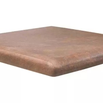 Ступень флорентийская угловая Exagres 330*330*14 мм Manhattan Red (1 шт/уп;4 кг/уп)