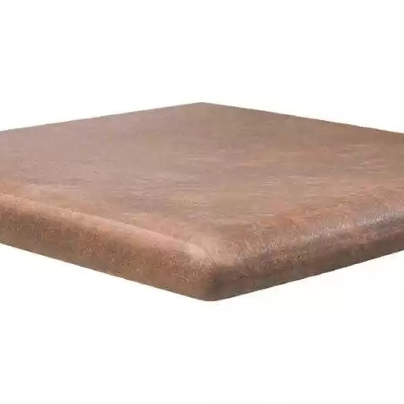 Ступень флорентийская угловая Exagres 330*330*14 мм Manhattan Red (1 шт/уп;4 кг/уп)