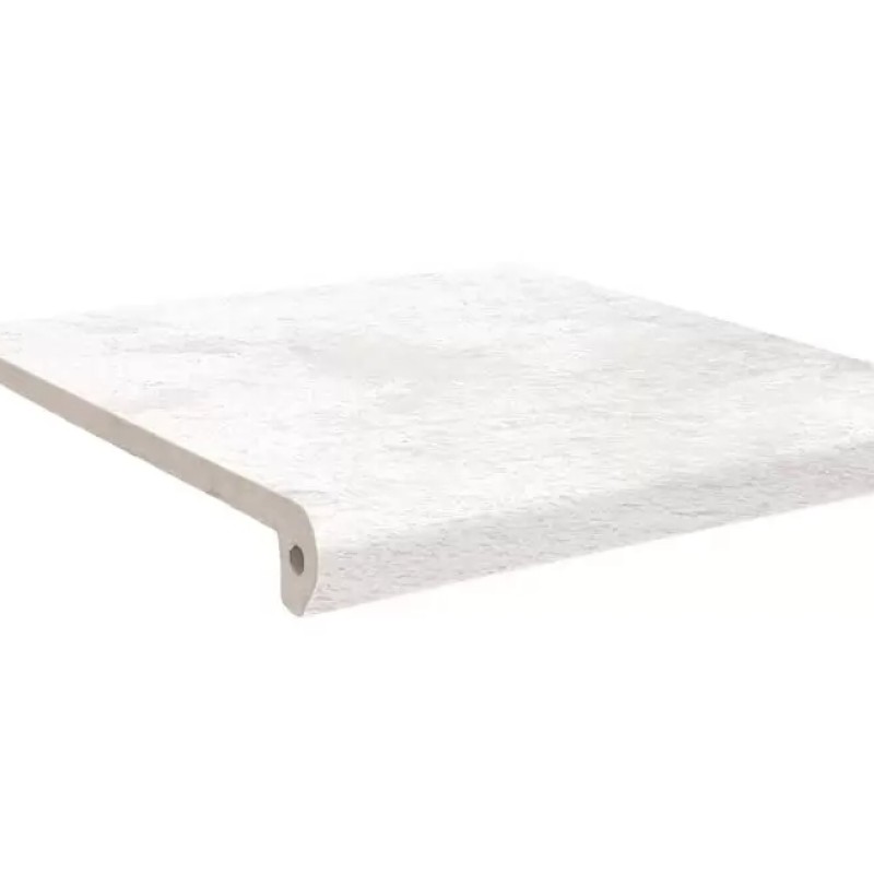 Ступень флорентийская Exagres 245*333*12 мм Manhattan White (4 шт/мп;4 шт/уп;9,30 кг/уп)