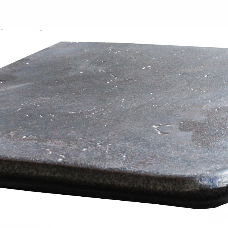 Ступень флорентийская угловая Exagres 330*330*14 мм Metalica Basalt (1 шт/уп;4 кг/уп)