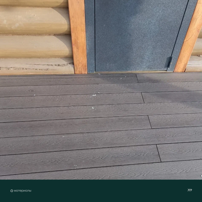 Террасная доска пустотелая с тиснением под дерево/вельвет CM Decking Robust,140*25*3000мм (merbau/мербау)