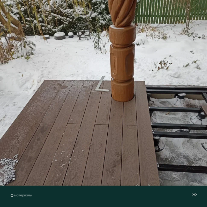 Террасная доска пустотелая с тиснением под дерево/вельвет CM Decking Robust,140*25*3000мм (merbau/мербау)