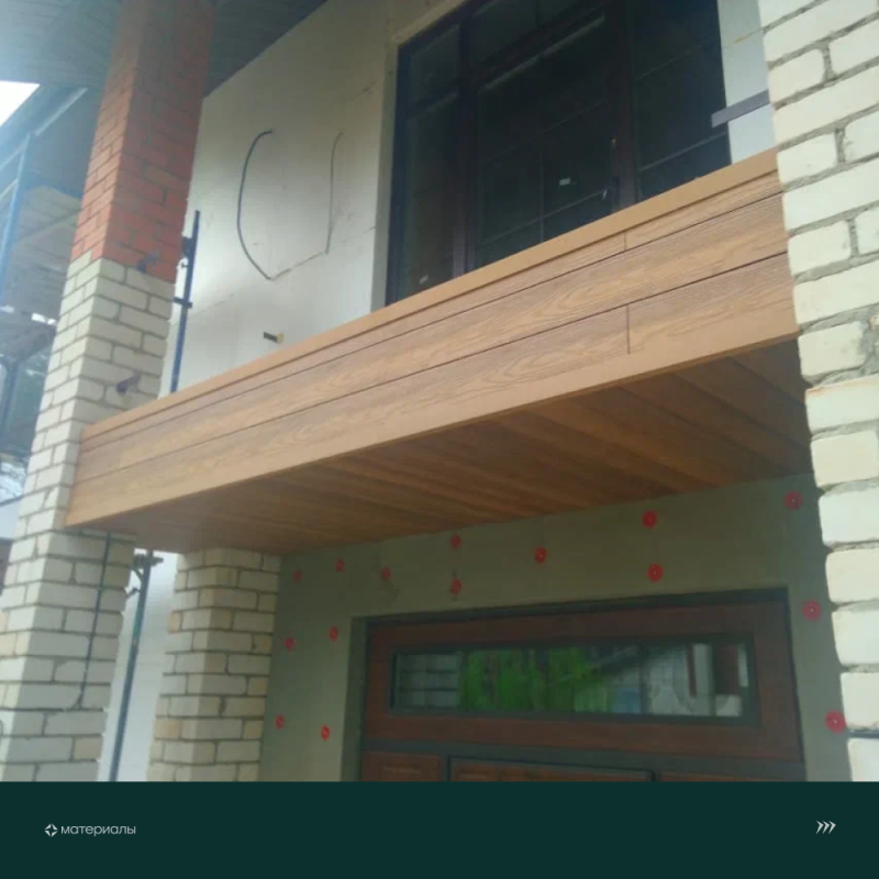 Террасная доска пустотелая с тиснением под дерево/вельвет CM Decking Bark,140*25*3000мм (teak/тик)