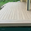 Террасная доска пустотелая с тиснением под дерево/вельвет CM Decking Bark,140*25*3000мм (teak/тик)