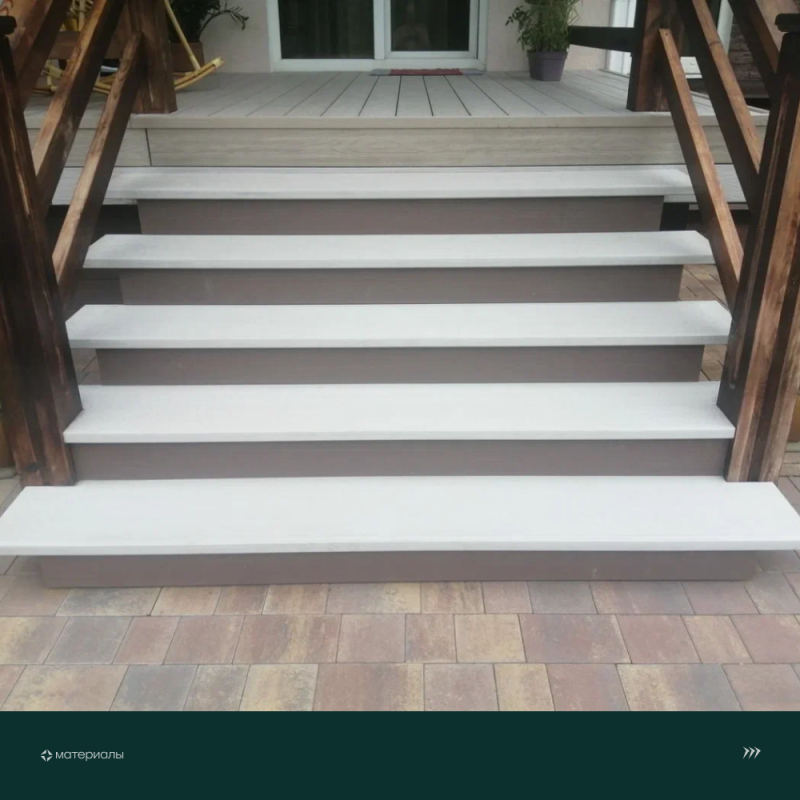 Ступень ДПК CM Decking Stair,305*35*3000мм (ashwood/ясень)