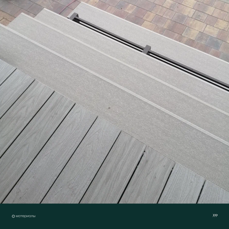 Ступень ДПК CM Decking Stair,305*35*3000мм (ashwood/ясень)