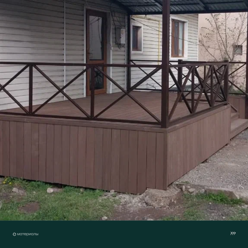 Террасная доска пустотелая с тиснением под дерево/вельвет CM Decking Mix,135*25*3000мм (merbau/мербау)