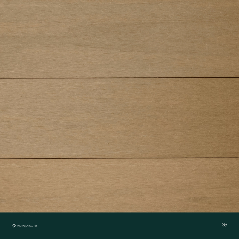 Террасная доска пустотелая с тиснением под дерево/вельвет CM Decking Mix,135*25*3000мм (teak/тик)