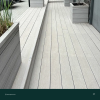 Террасная доска пустотелая с тиснением под дерево/вельвет CM Decking Bark,140*25*3000мм (ashwood/ясень)