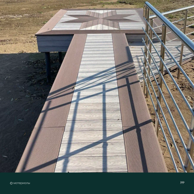 Террасная доска пустотелая с тиснением под дерево/вельвет CM Decking Robust,140*25*3000мм (ashwood/ясень)