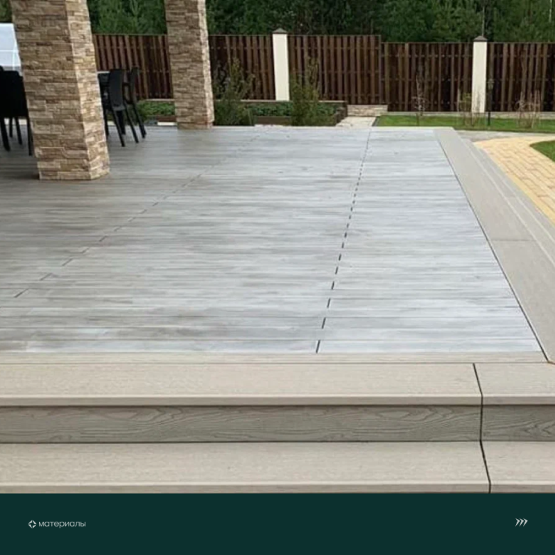 Террасная доска пустотелая с тиснением под дерево/вельвет CM Decking Robust,140*25*3000мм (ashwood/ясень)