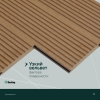 Террасная доска полнотелая с тиснением под дерево/вельвет CM Decking Vintage Solid,140*20*3000мм (oak/дуб)