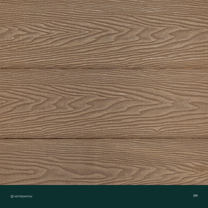 Террасная доска полнотелая с тиснением под дерево/вельвет CM Decking Vintage Solid,140*20*3000мм (oak/дуб)