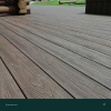 Террасная доска пустотелая с тиснением под дерево/вельвет CM Decking Bark,140*25*3000мм (merbau/мербау)