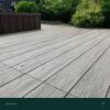 Террасная доска пустотелая с тиснением под дерево/вельвет CM Decking Bark,140*25*3000мм (merbau/мербау)