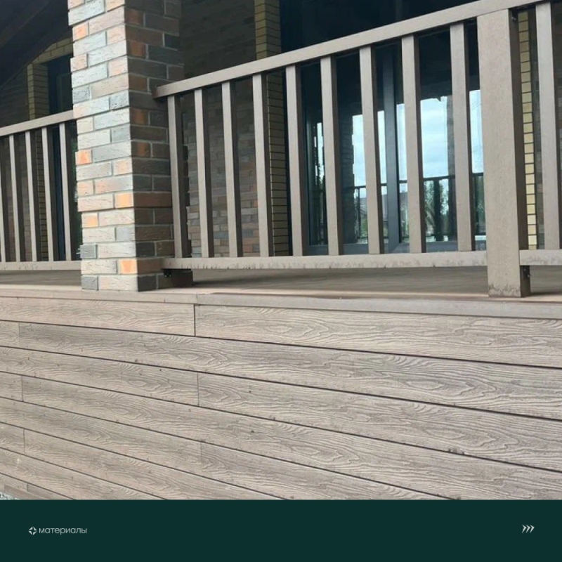 Террасная доска пустотелая с тиснением под дерево/вельвет CM Decking Bark,140*25*3000мм (merbau/мербау)