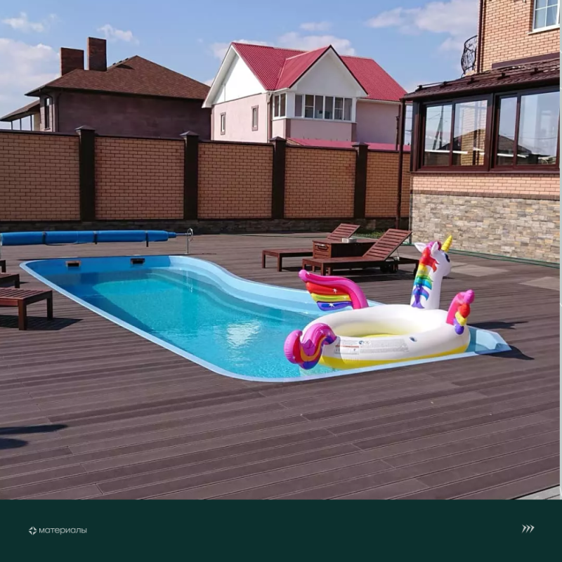 Террасная доска пустотелая серия Natur CM DECKING, 135*25*3000мм (венге)