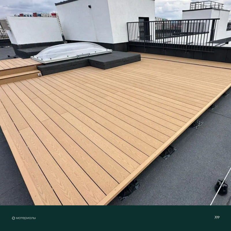 Террасная доска пустотелая с тиснением под дерево/вельвет CM Decking Natur,135*25*3000мм (oak/дуб)