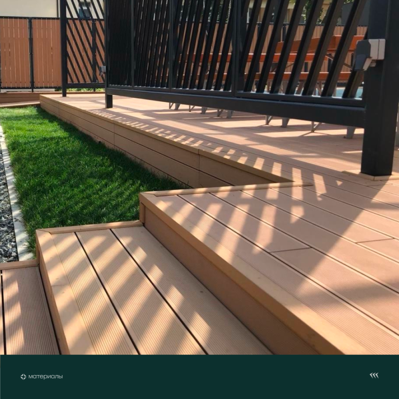 Террасная доска пустотелая с тиснением под дерево/вельвет CM Decking Natur,135*25*3000мм (oak/дуб)