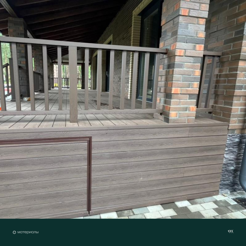 Уголок из ДПК CM Decking ,50*38*2000мм (merbau/мербау)