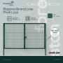 Ворота Profi Lock 2,43х4,0 RAL 6005