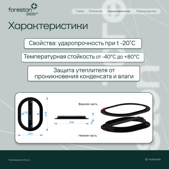 Гидрозатвор 172*250